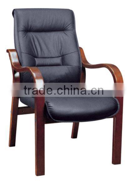 Big size solid conference chair/wooden armrest chair HX-AD502