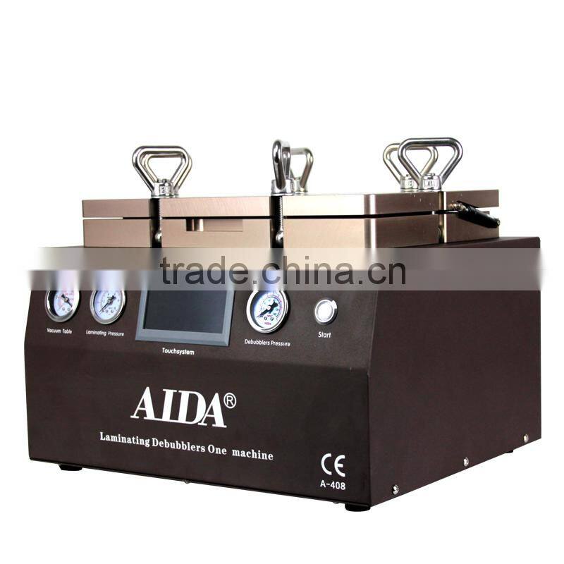 100% no bubbles LCD & Touchscreen Laminating refurbish machine with display, without Air compressor and Air pumper.