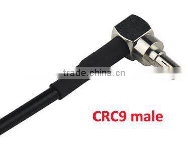 CRC9 male right angle to SSMB male plug RA pigtail cable RG174