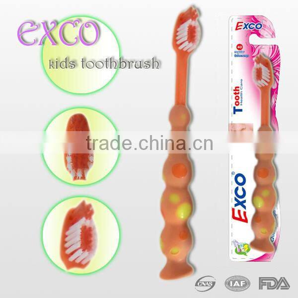3D OEM monkey model kids toothbrush with FDA