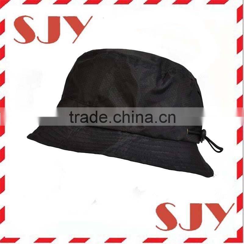 Waterproof nylon folding rain hat