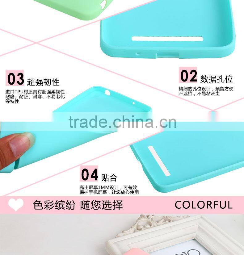 Factory price clear soft tpu cover case for asus zenfone 5