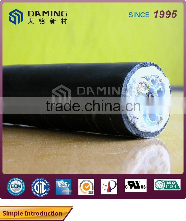 China supplier heat trace sample composite pipe with electric heating cable