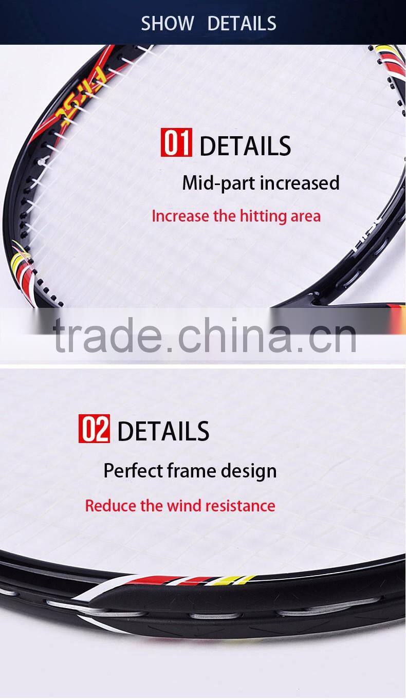 Star type full carbon beach tennis racket with wood handle