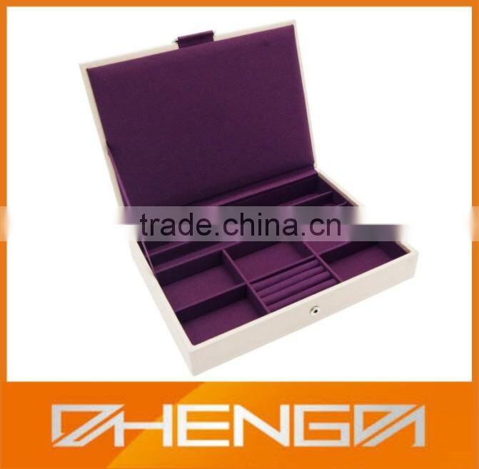 Guangzhou Zhengda Packing Factory Customized Wood Jewelry Box Wooden Jewellery Boxes Jewel Packing Box (ZDS-N001)