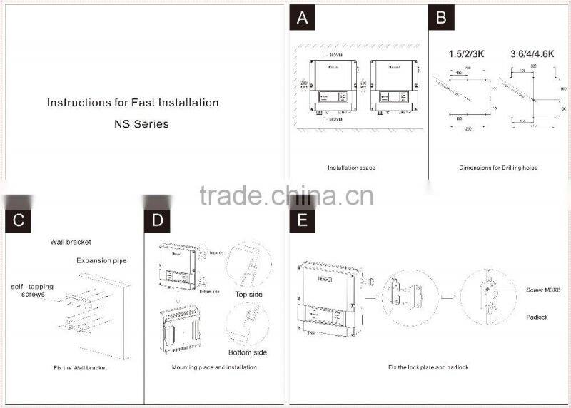 3KW On-grid Single Phase Solar Power System