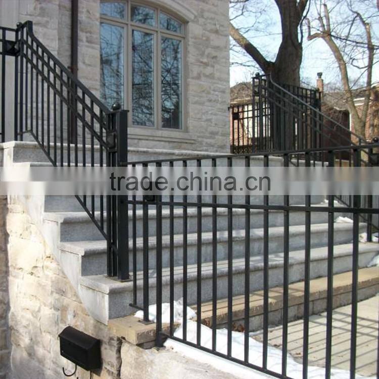 cheap outdoor prefab terrace metal stair railing design
