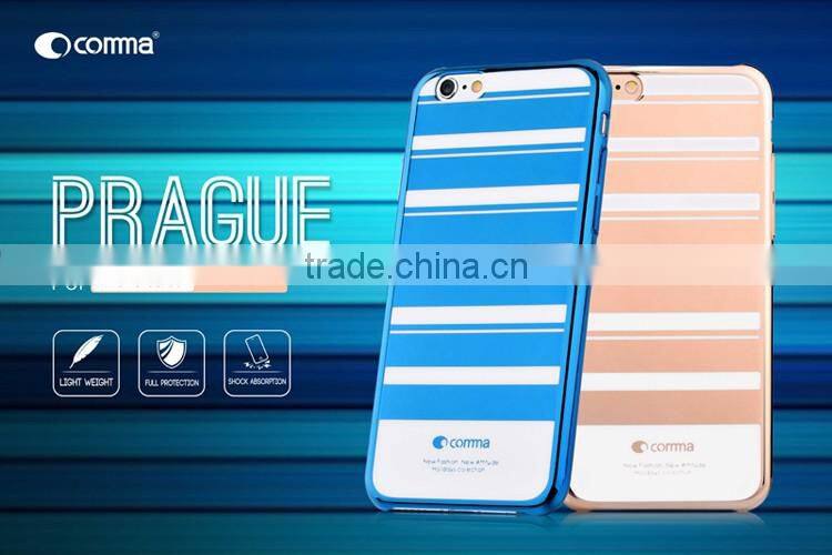 Anti-Scratch And Shock Electroplating PC Line Back Phone Cases Cover For Iphone 6 6S