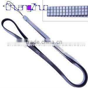 New Style Crystal Phone Leather Lanyard Strap