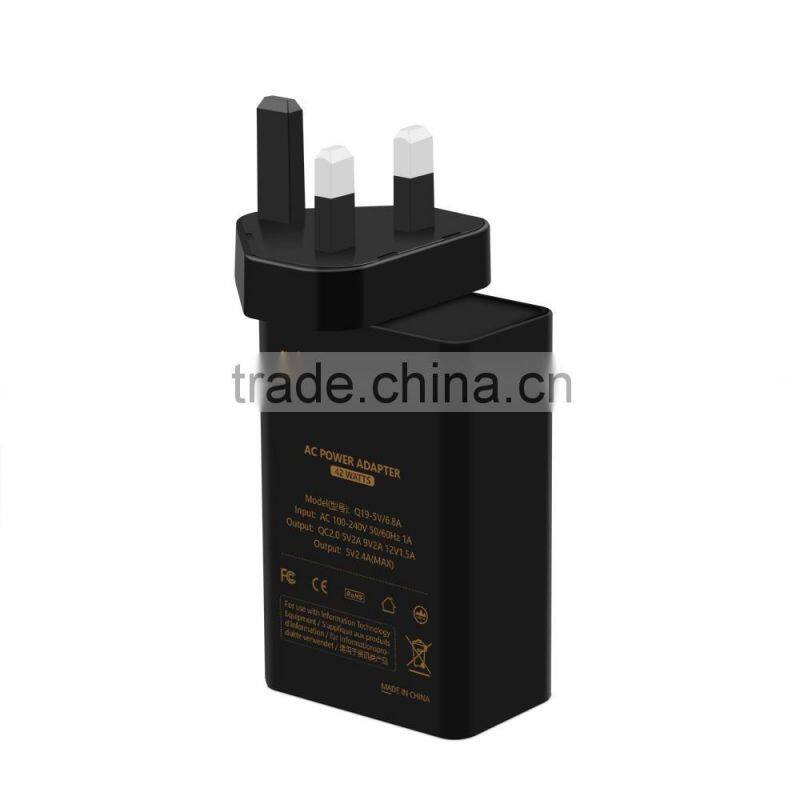 42W USB adapter Charger with high charging current