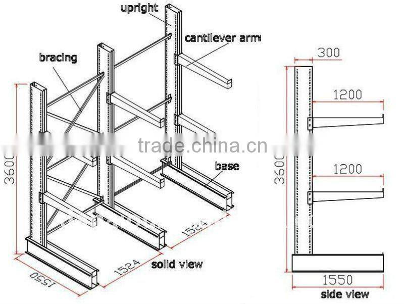 Industrial Cantilever Rack