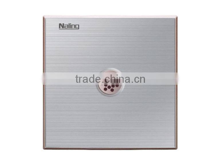 acoustic Light-activated delay switch energy saving Brushed stainless steel electrical wall switch