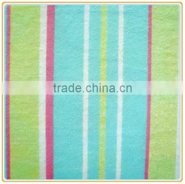Plaid 100% Cotton Flannel Fabric for Bed Sheet