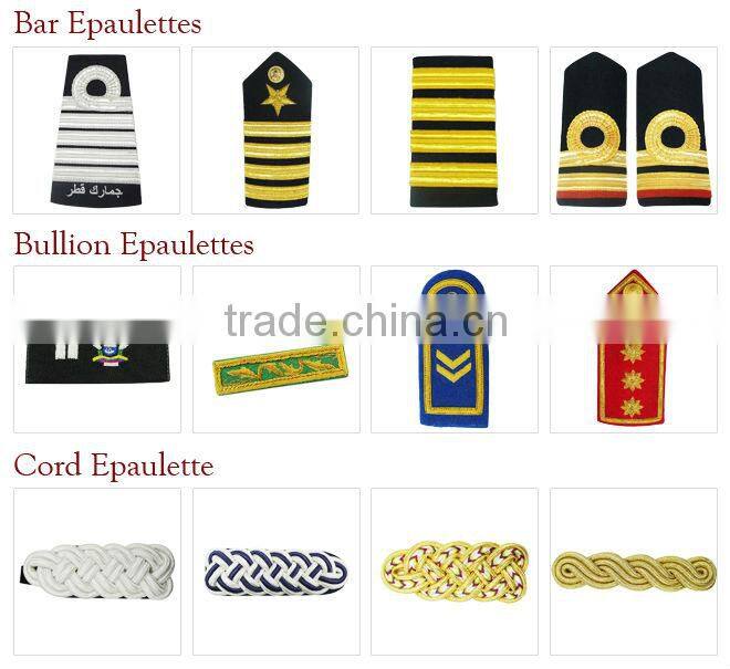 custom military uniform embroidery shoulder badge