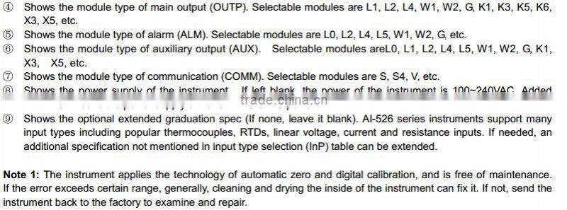 YUDIAN AI-526P RS485 Modbus Intelligent Industrial Programmable Logic PID Temperature Controller