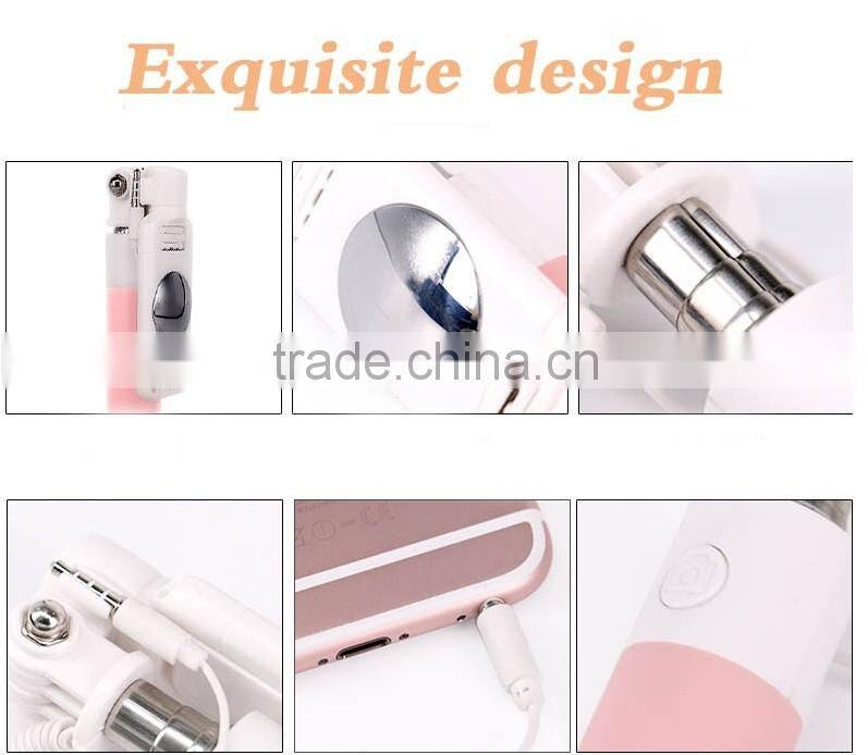 Aluminum and plastic material fashion look selfie stick hot sale colorful monopod for student