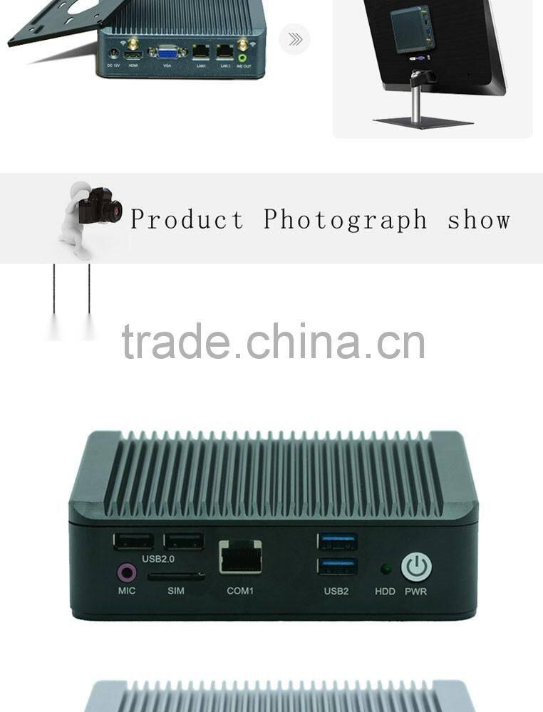 2*Lan Intel J1900/J1800 NANO Quad Core computuer USB 3.0 MiNi Home computer