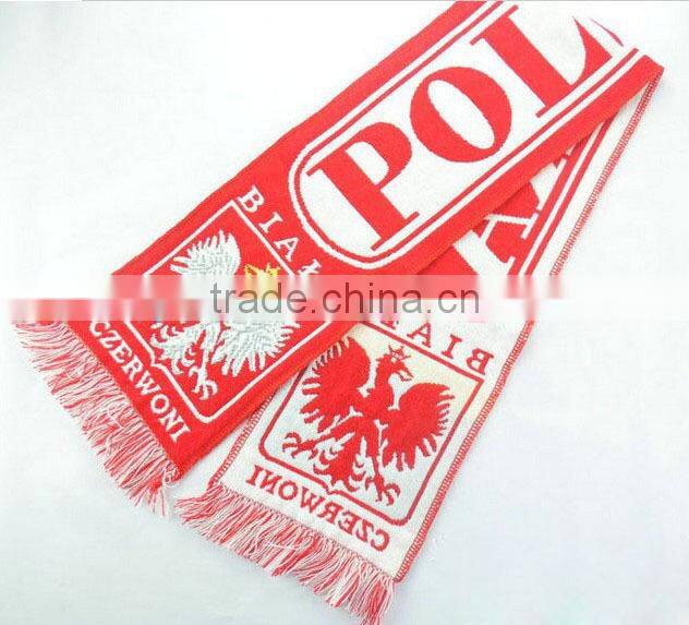 High quality Custom fashion football scarf