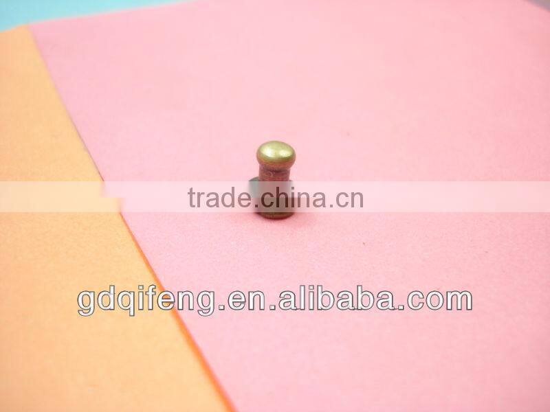 new design Decoration Handbag brass stud rivet 5mm