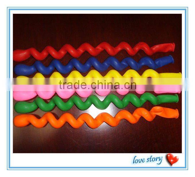 high quality screw balloon packaged in paper card