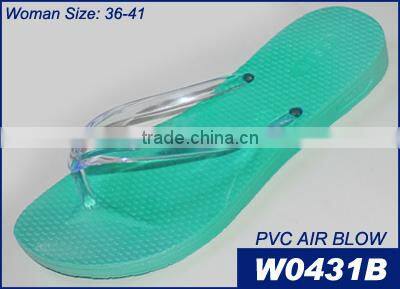 Transparent PVC Jelly Wedge Sandals