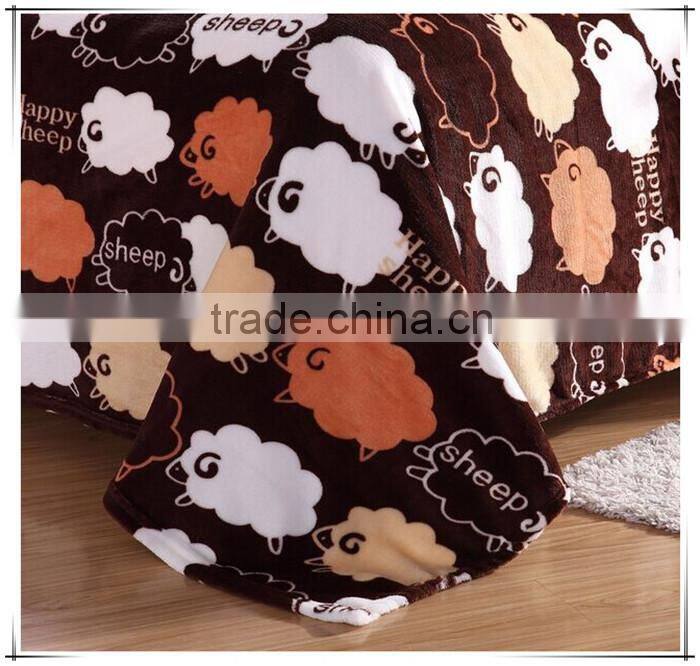 fantasy warm thickened active dyeing four piece cashmere flannel bedding sets