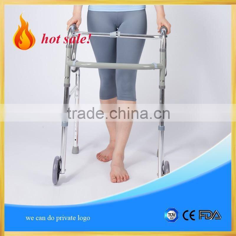 Aluminum foldable Exercise walker rollator,recovery walker for elderly