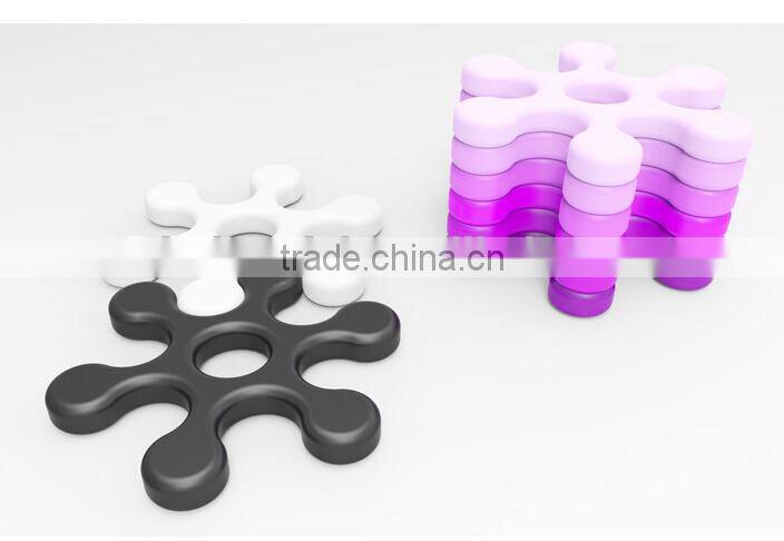 New Design Colorful Heat Resistant silicone placemat and silicone coasters