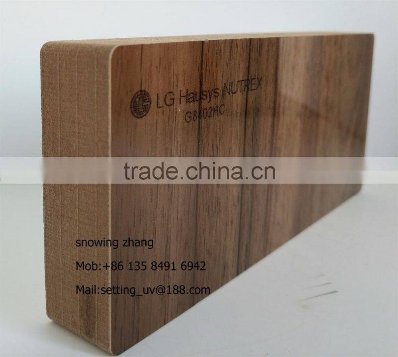 wood grain pet mdf board for wardrobe ,sliding doors ,bathroom cabinet