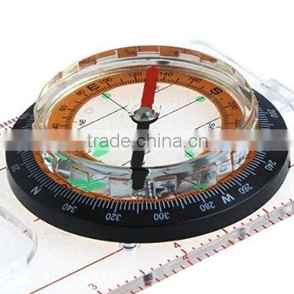 E006 camping scout baseplate map compass ruler
