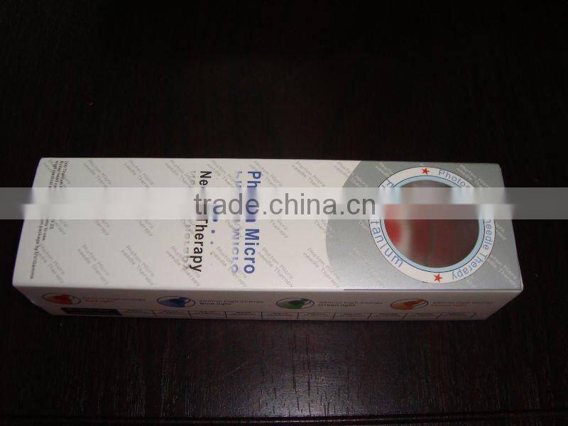 MNS derma roller/micro needle roller/beauty roller with Blue photon light