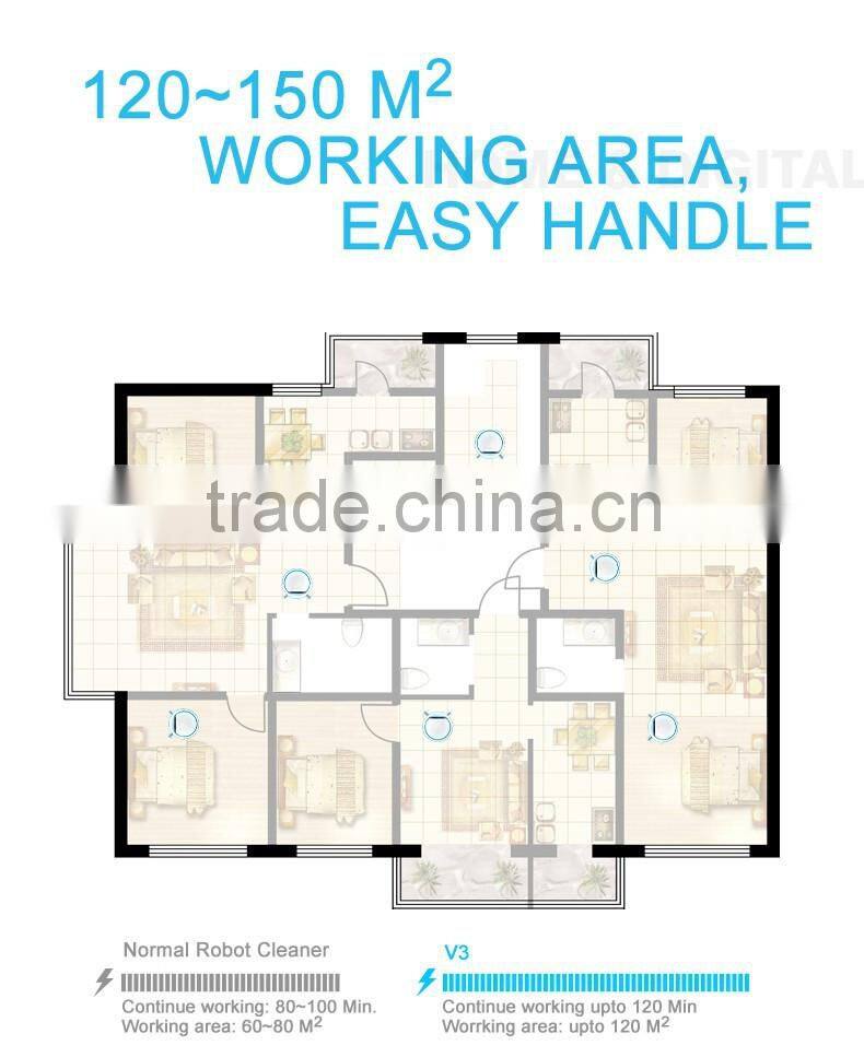 Smart Vacuum Robot Cleaner ,floor vacuum cleaner robot mop intelligent