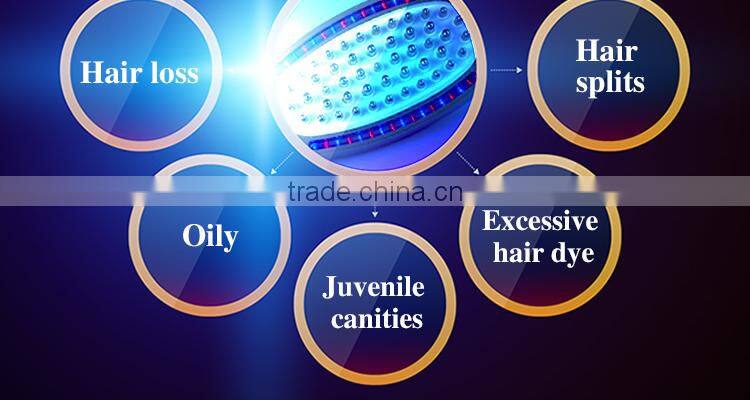 Hair laser comb to massage scalp laser hair loss treatment