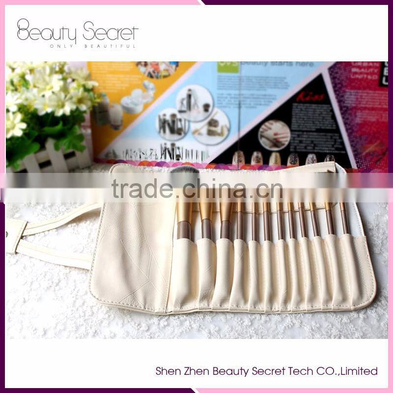 Hot sale girl custom logo makeup brush bag