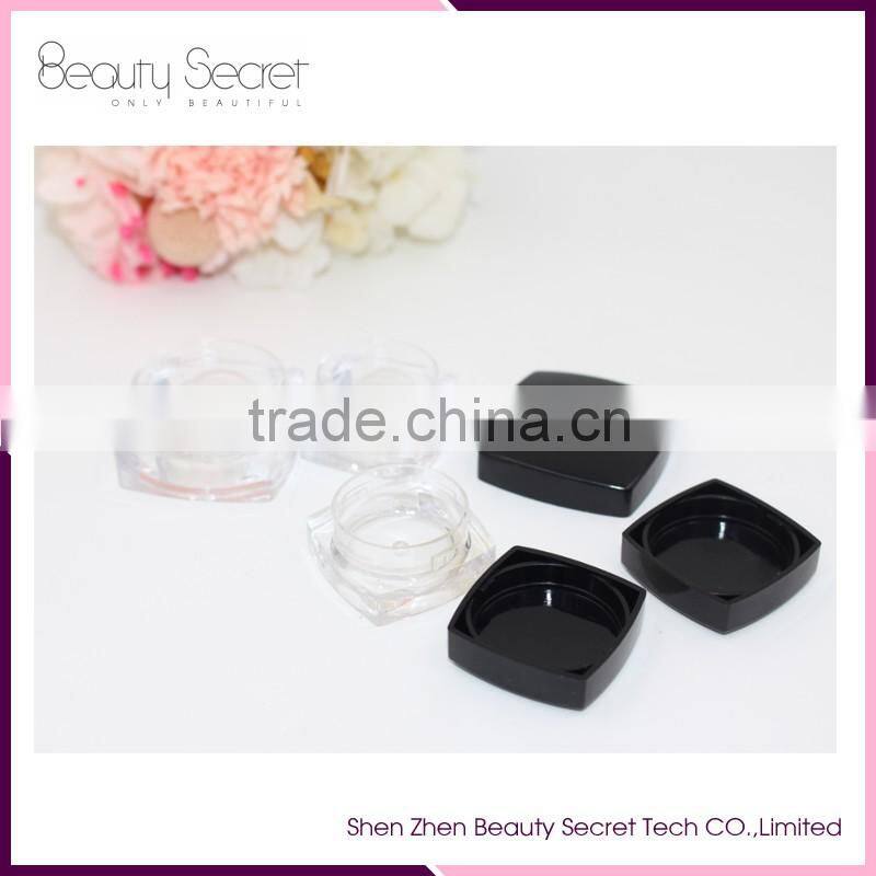 10ml Cosmetic Empty Jar Eye shadow Makeup Cream Lip Balm Container Black