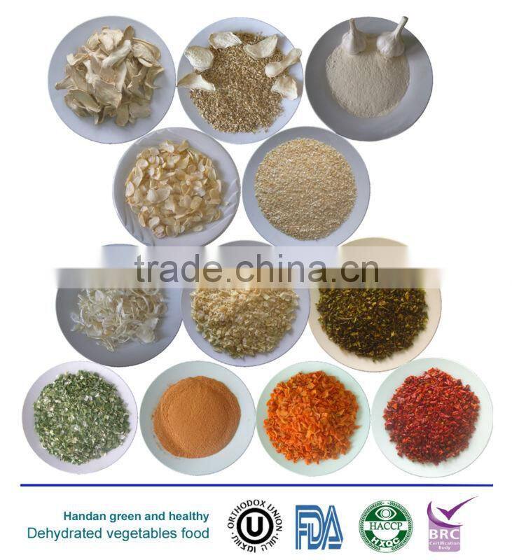 Dehydrated vegetable for instant noodle