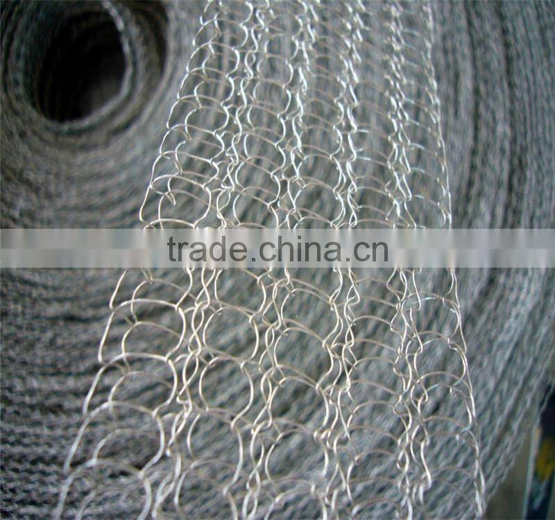 Stainless steel demister pad/wire mesh demister/gas filter demister pad