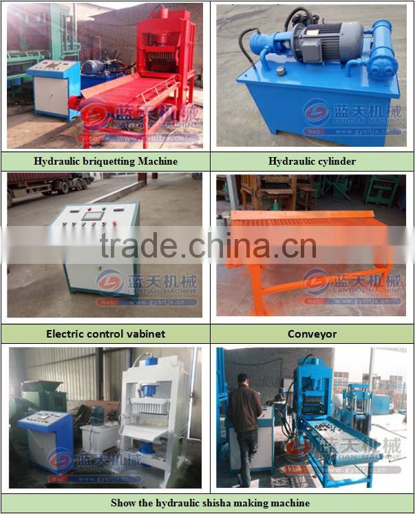 High pressure hydraulic briquetting machine hookah charcoal powder tablet press machine