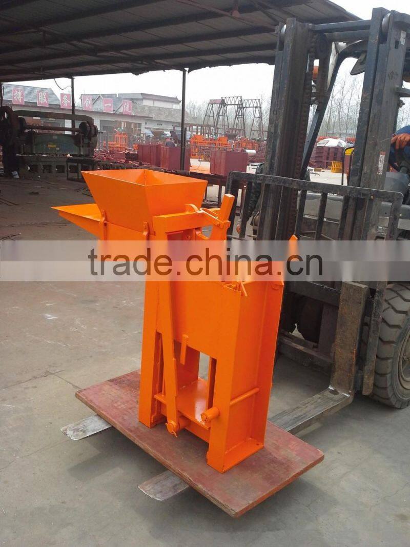 manual red clay brick making moulding machine