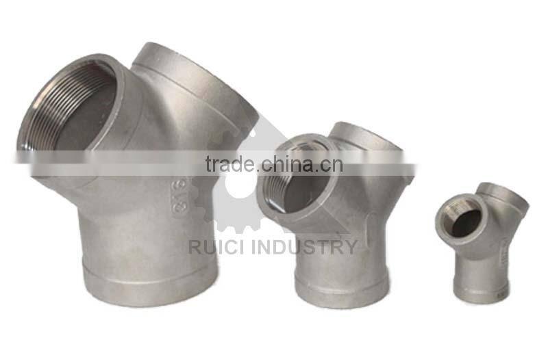 Galvanized sand asting ductile cast iron pipe fitting