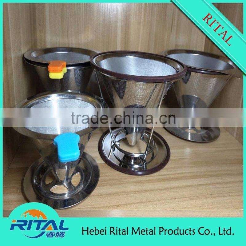 Factory Direct Stainless Steel Coffee Filter Dripper