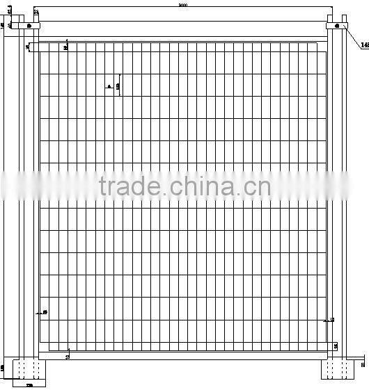 China wholesale cheap hot sale temporary fence / heavily hot-dip galvanized temporary mesh fence