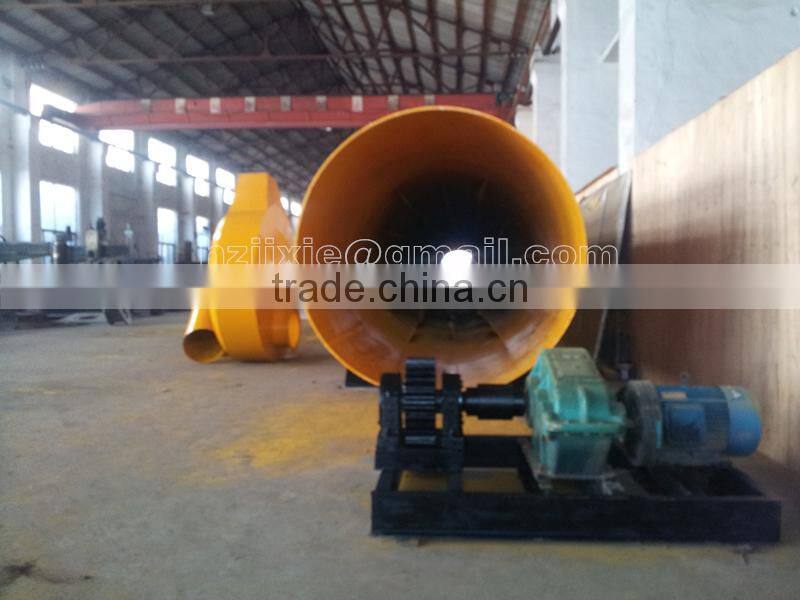 Wood sawdust rotary drum dryer for drying the wood pellet/wood chips