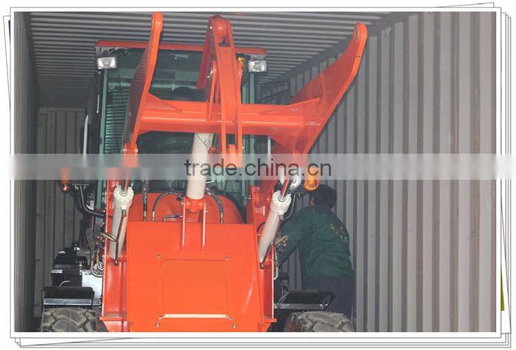 China TOP wheel loader 1.0T mini front end loader with CHANGCHAI L28 and LED light