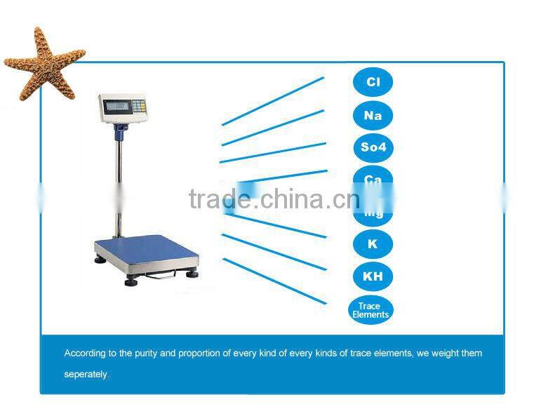Aquarium reef crystal synthetic food grade sea salt