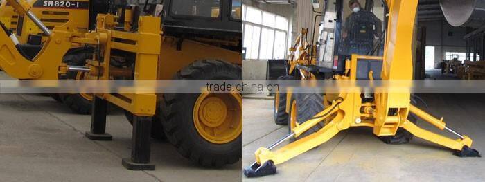 High quality 422F articulated 4x4 backhoe loader