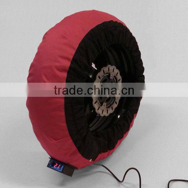 Digital Control Box Built in CE Approved Motorcycle Tire Warmer Superbike 200/120mm C6 TW-C6-200 Tyre Warmers Tire Covers