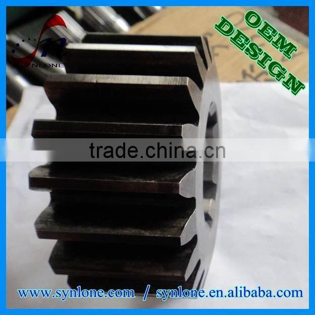 2017 double spur gear, reduction spur gear, large spur gear