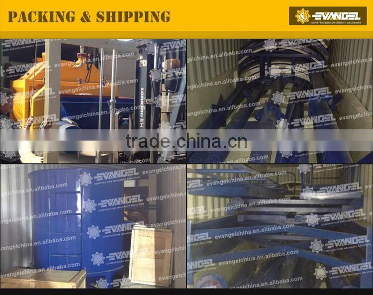 Packaging & Shipping 50m3/h stationary concrete batching plant