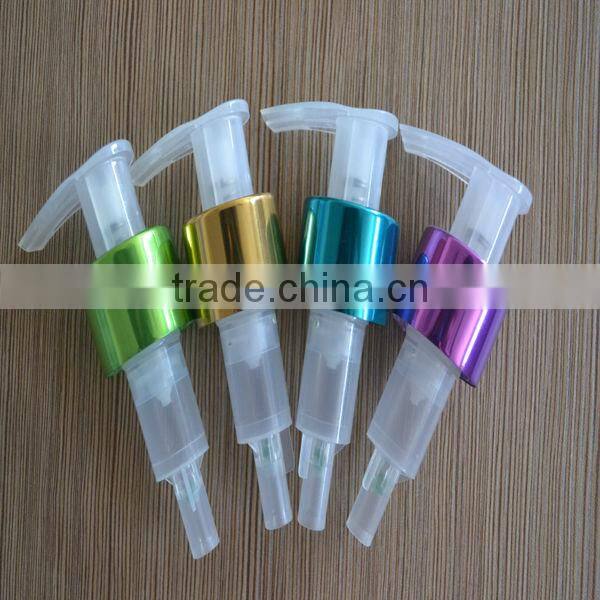 Plastic Lotion Pump spring outboard left-right locked